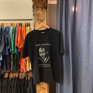 Vintage Martin Luther King Jr. Black Graphic T-Shirt